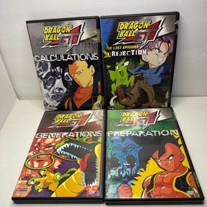 DragonBall GT:(4 DVD's)Lost Episodes Rejection, Calculations, Preperation & Gene